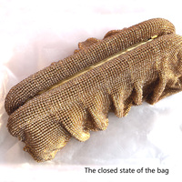 Shiny Rhinestones Handmade Evening Clutch Bag 5